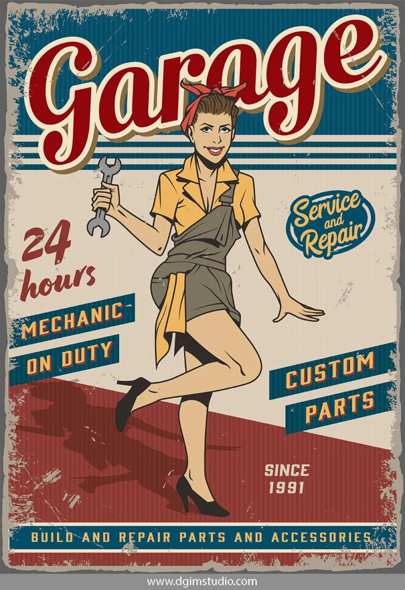Tape Residue and Glory: Rescuing the Pin-Ups Your Father Tacked to the Garage Wall